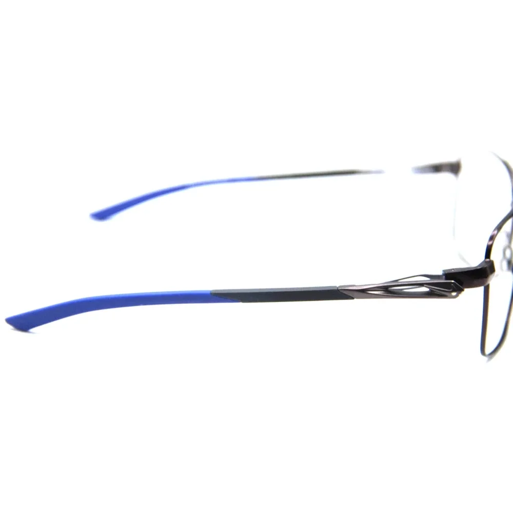 NIKE CHRONICLES DQ0798 993 MATTE BLACK BLUE EYEGLASSES FRAME 58-15-140
